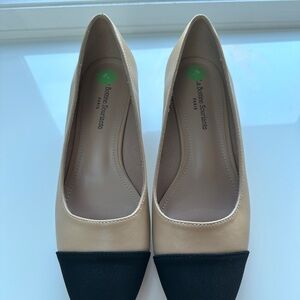 La Bottine Souriante Designer Insipired mademoiselle block heel